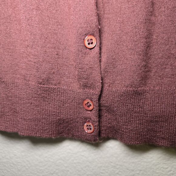 J.Crew Women’s XXS Burgundy & Lime 100% Cashmere Button Cardigan Sweater Bundle - Picture 8 of 16